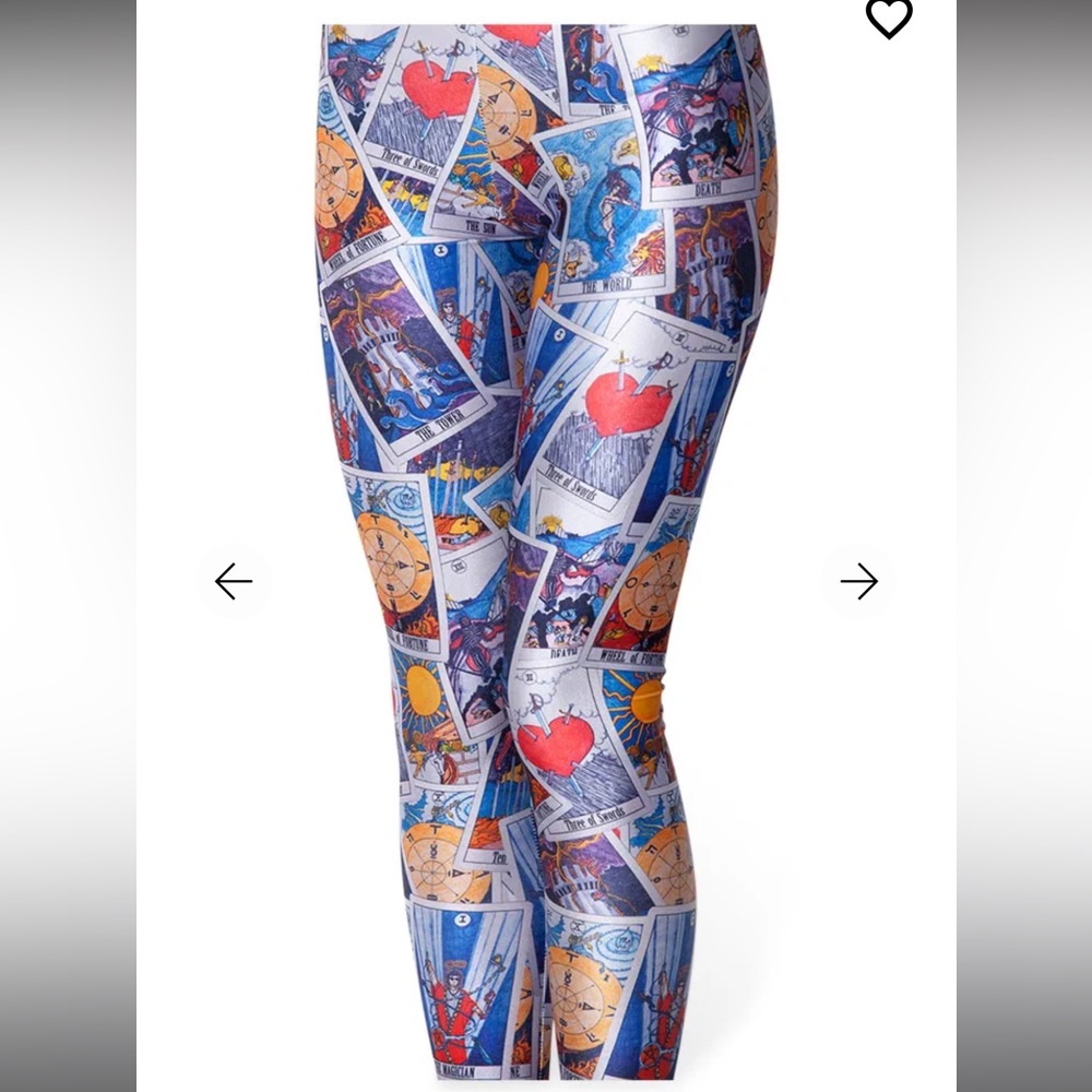 Blackmilk Clothing Tarot Card Leggings Size M